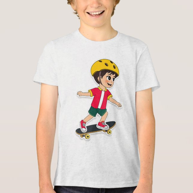 Camiseta Triblenda Ab auf die Skaterbahn (Anverso)