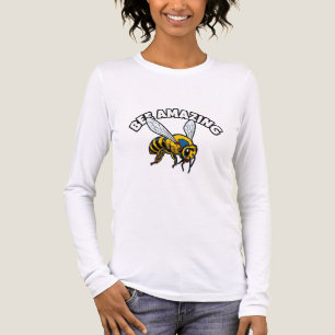 Camiseta Triblenda Abeja de Labor Dulce Ajetreo Dorado