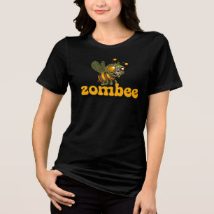 Camiseta Triblenda Abeja zombie linda