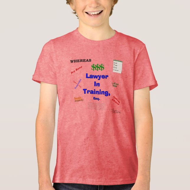 Camiseta Triblenda Abogado en formación (Anverso)