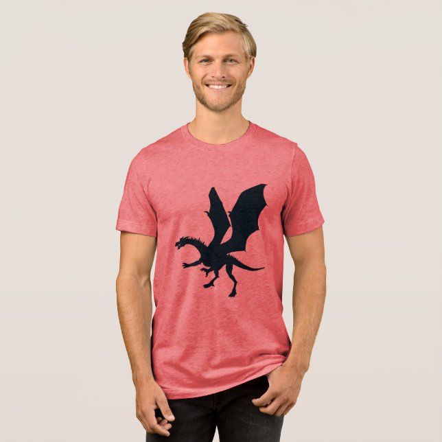 Camiseta Triblenda Abraza la magia: la fantasía de la silueta del dra (Anverso Completa)