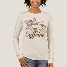 Camiseta Triblenda Abrazos de cafeína calman y dan un ambiente acoged