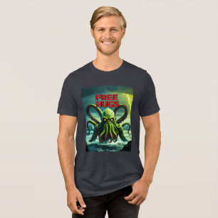 Camiseta Triblenda ABRAZOS LIBRES (De Tu Nuevo Cacique) Cthulhu