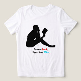 Camiseta Triblenda Abre un Libro, Abre tu Mente – Diseño de Amante de