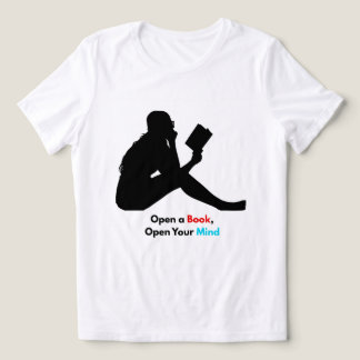 Camiseta Triblenda Abre un Libro, Abre tu Mente – Diseño de Amante de