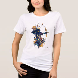 Camiseta Triblenda Abstract Archer | Fluid Ink Watercolor Action Art