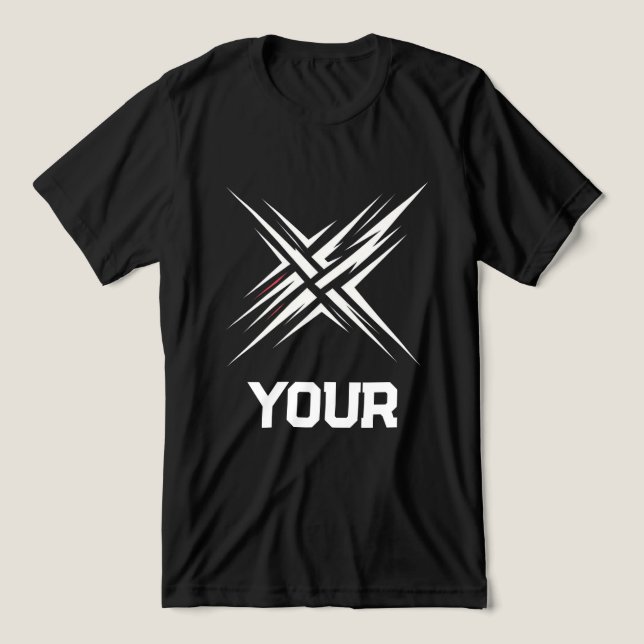 Camiseta Triblenda Abstract Gaming Streetwear Design (Diseño delantero )