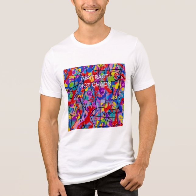Camiseta Triblenda Abstract Not Chaos (Anverso)