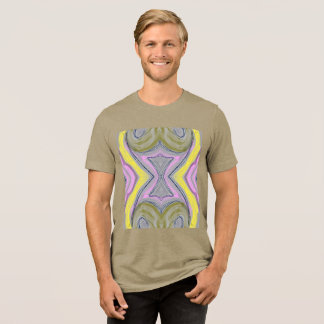 Camiseta Triblenda abstracto amarillo