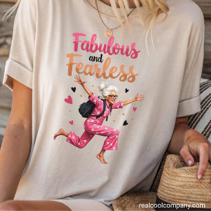 Camiseta Triblenda Abuela Divertida Fabulosa e Intrépida