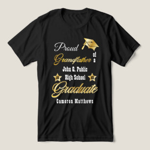 Camiseta Triblenda Abuelo Orgulloso de Nombre de Graduado Graduación