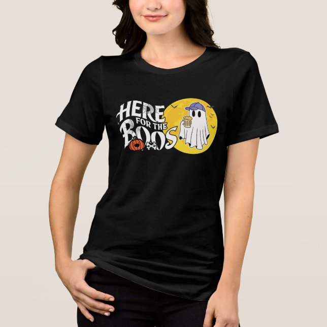 Camiseta Triblenda Acá para los abucheos | Beba y enciende tu charla (Anverso)