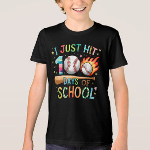 Camiseta Triblenda Acabo De Llegar A Los 100 Días De Béisbol Escolar 