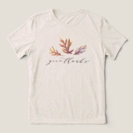 Camiseta Triblenda Acción de Gracias dar gracias Cae deja elegante