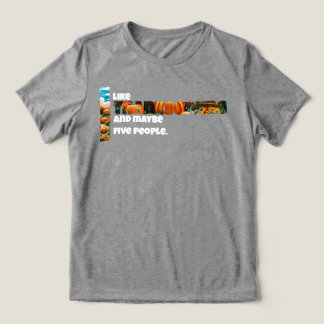 Camiseta Triblenda Acción de Gracias y tal vez cinco personas