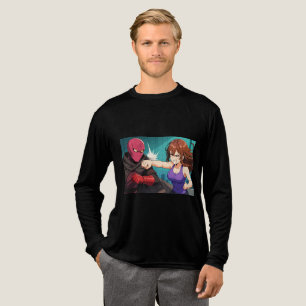 Camiseta Triblenda Acción y Aventura de Anime Dinámico