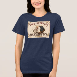 Camiseta Triblenda Acercándose a la quiebra con un Two-Step signo occ