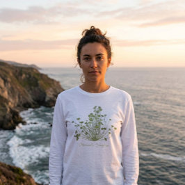 Camiseta Triblenda Acetabularia Algas dibujadas a mano