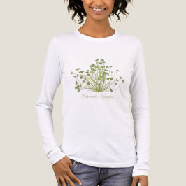 Camiseta Triblenda Acetabularia Seaweed dibujado mano