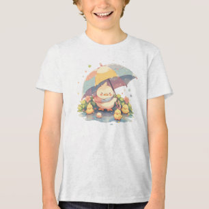 Camiseta Triblenda Acogedor Día de Lluvia - Cuestas chicas bajo la lu