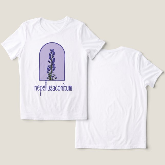 Camiseta Triblenda aconitum napellus (Diseño Anverso y Reverso)