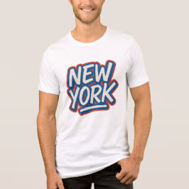 Camiseta Triblenda Actitud de Nueva York - Tee de estilo urbano