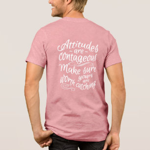 Camiseta Triblenda ACTITUDES Ropa motivacional de nombre personalizad