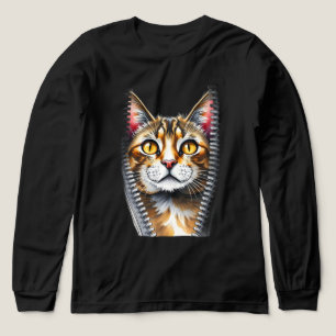 Camiseta Triblenda Acuarela Cute hermosa colección moderna de gatos