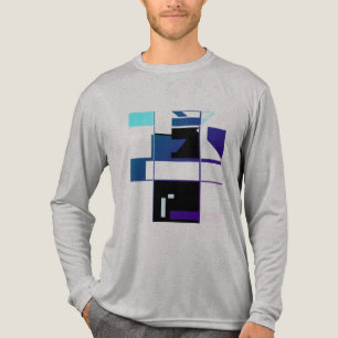 Camiseta Triblenda Acuario de la Marina, aspecto de MCM geométrico de