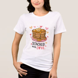 Camiseta Triblenda Acumulado con amor - Adorable Pancake Valentine