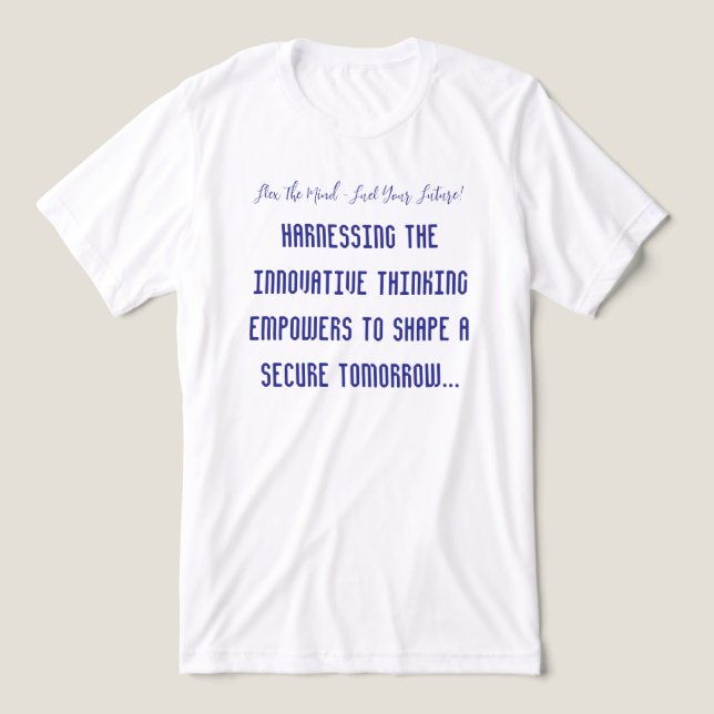 Camiseta Triblenda Adaptarse y reaccionar a los cielos cambiantes (Diseño delantero )