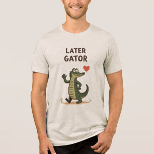 Camiseta Triblenda Adiós Lagarto Divertido Lagarto Adiós