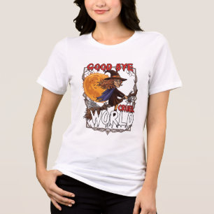 Camiseta Triblenda Adiós Mundo Cruel Bruja Halloween Luna Llena Ara