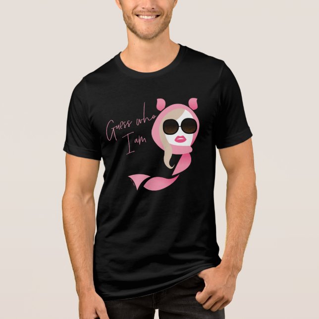 Camiseta Triblenda Adivina quién soy - El Lotus blanco (Anverso)