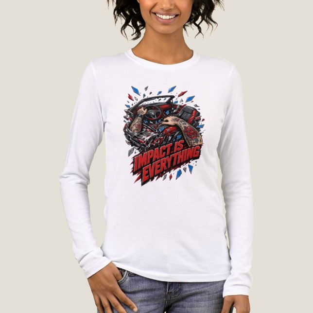 Camiseta Triblenda ADOM Impact Is Everything (Anverso)