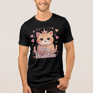 Camiseta Triblenda "Adorable Kawaii Cat T-Shirt – Cute Pastel Aesthet