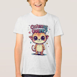 Camiseta Triblenda Advertencia: Sobrecarga de Cuteness. Proceda Bajo