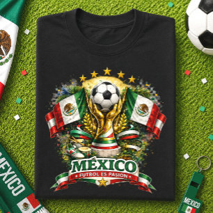 Camiseta Triblenda Aficionado de Fútbol de México El Tri Fútbol Copa