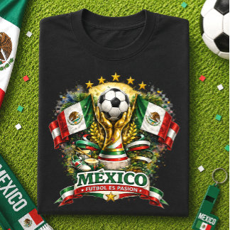 Camiseta Triblenda Aficionado de Fútbol de México El Tri Fútbol Copa