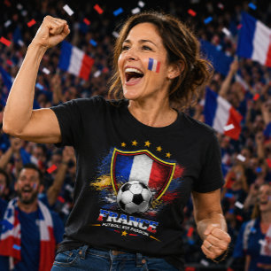 Camiseta Triblenda Aficionado Fútbol Francia Copa Mundial Futbol