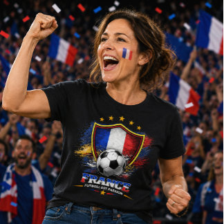 Camiseta Triblenda Aficionado Fútbol Francia Copa Mundial Futbol