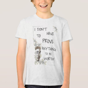 Camiseta Triblenda Afirmación positiva de autoestima