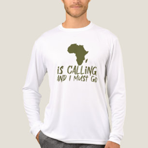 Camiseta Triblenda África está llamando y debo ir Gráfico