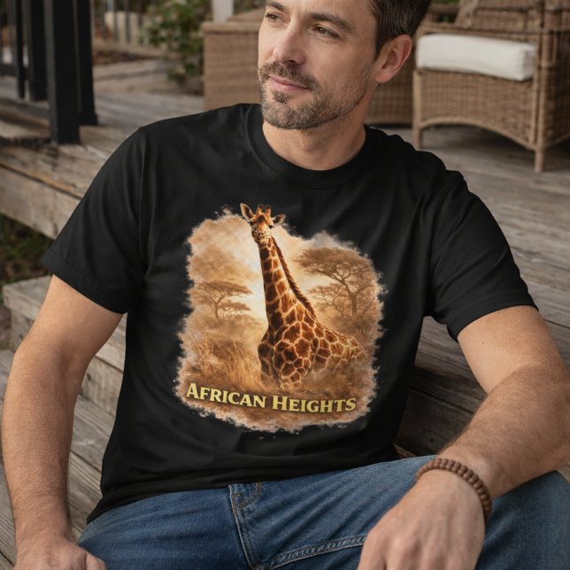 Camiseta Triblenda African Heights Giraffe | African Wildlife Pride (Subido por el creador)