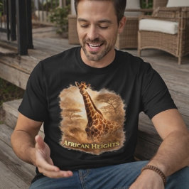 Camiseta Triblenda African Heights Giraffe | African Wildlife Pride