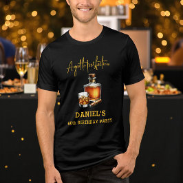 Camiseta Triblenda Aged to Perfection Cigar Whiskey 60th Birthday