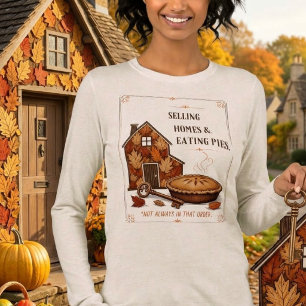 Camiseta Triblenda Agente inmobiliario divertido Día de Acción de Gra
