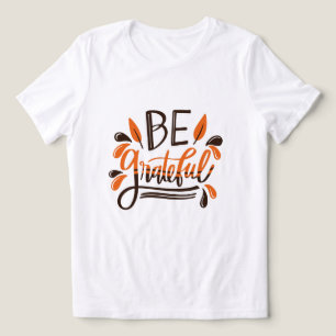 Camiseta Triblenda Agradecemos - Feliz Día de Acción de Gracias