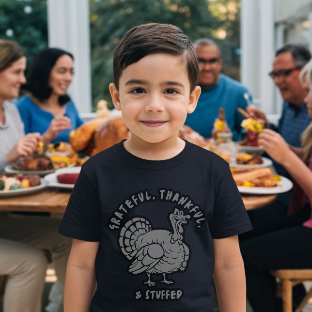 Camiseta Triblenda Agradecidos, agradecidos y llenos de acción de gra (Subido por el creador)