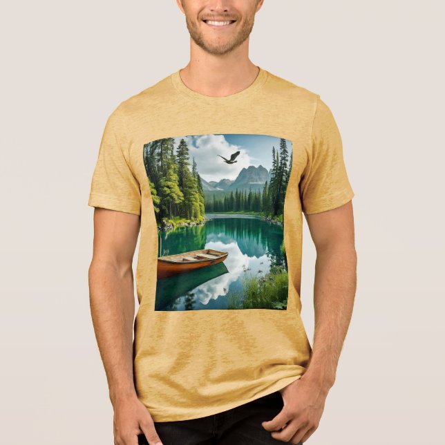 Camiseta Triblenda Aguas tranquilas (Anverso)